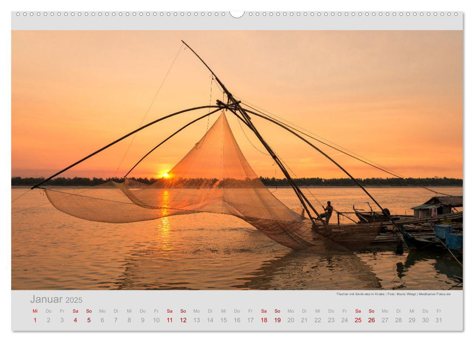 KAMBODSCHA - Im Land der Khmer (CALVENDO Premium Wandkalender 2025)