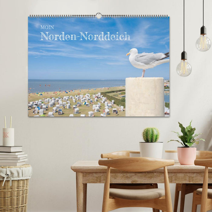 Moin Norden-Norddeich (CALVENDO Wandkalender 2025)