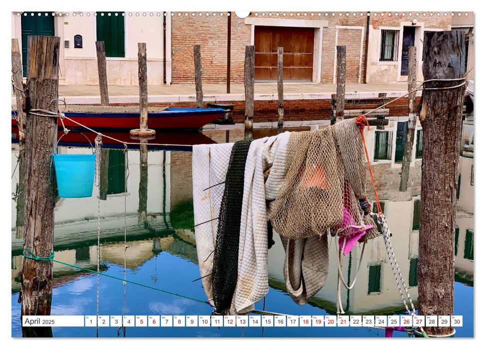 Das Podelta mit Chioggia und Comacchio (CALVENDO Premium Wandkalender 2025)