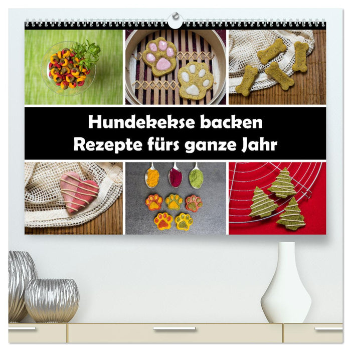 Hundekekse backen - Rezepte fürs ganze Jahr (CALVENDO Premium Wandkalender 2025)