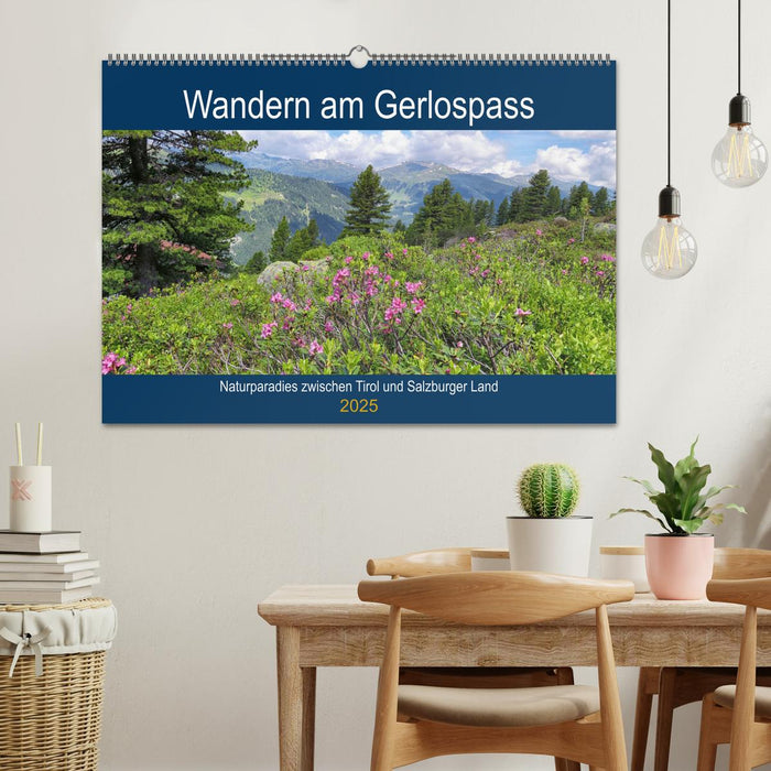 Wandern am Gerlospass - Naturparadies zwischen Tirol und Salzburger Land (CALVENDO Wandkalender 2025)