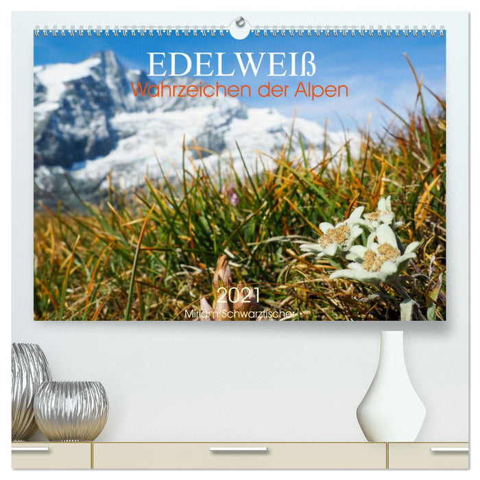 Edelweiß - Wahrzeichen der Alpen (CALVENDO Premium Wandkalender 2025)