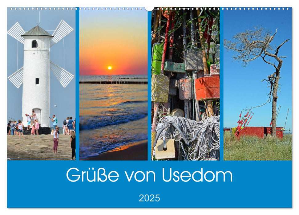 Grüße von Usedom (CALVENDO Wandkalender 2025)