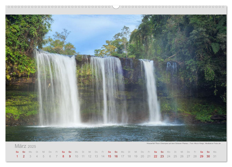 LAOS - Im Land der Stille (CALVENDO Premium Wandkalender 2025)