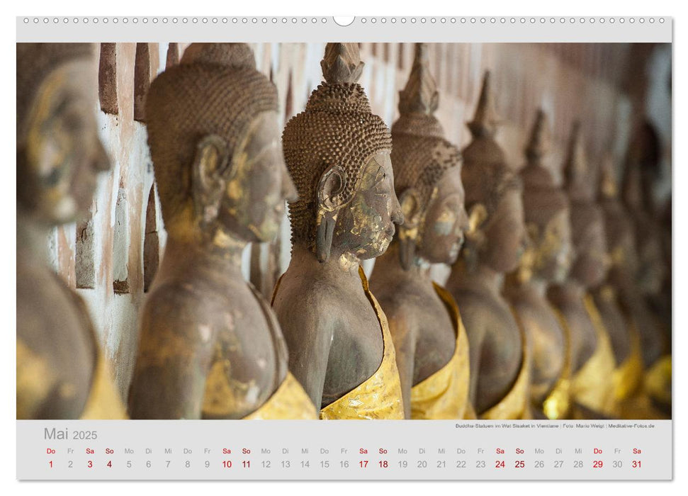 LAOS - Im Land der Stille (CALVENDO Premium Wandkalender 2025)