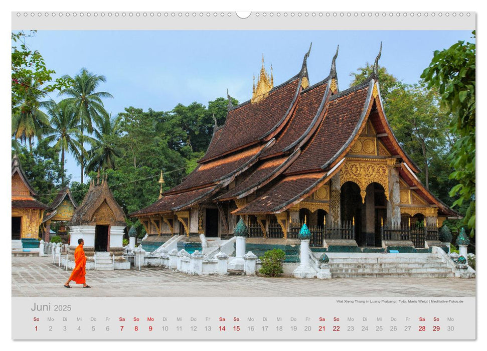 LAOS - Im Land der Stille (CALVENDO Premium Wandkalender 2025)