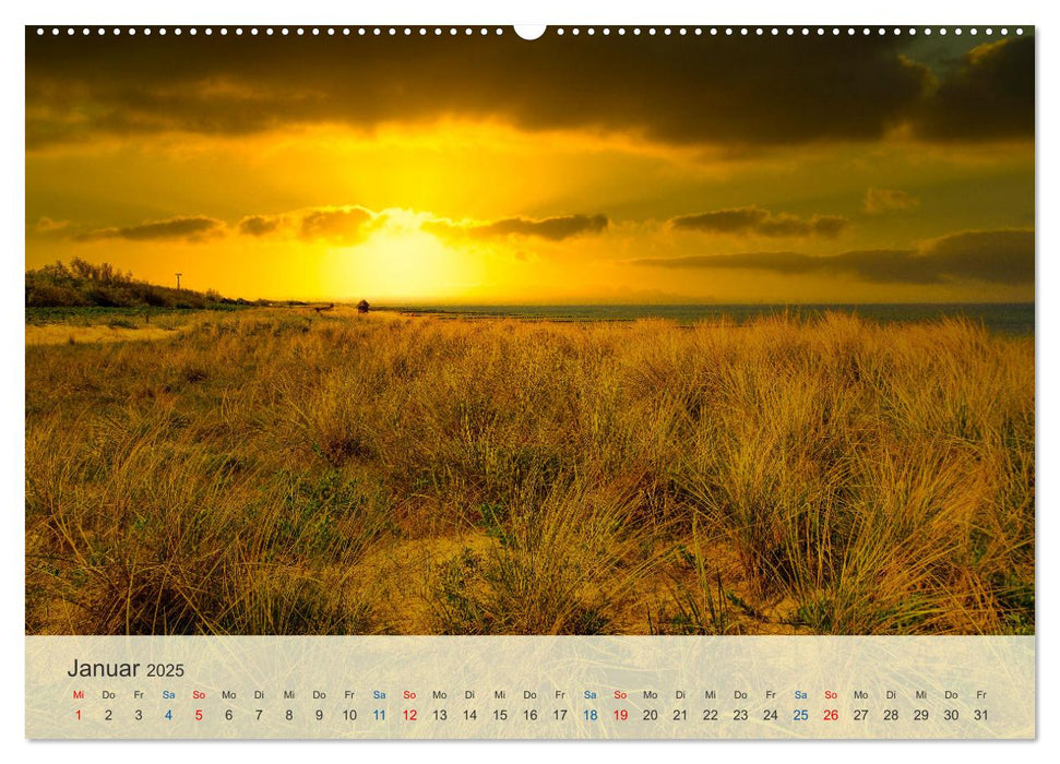 Wenn die Sonne unter geht (CALVENDO Premium Wandkalender 2025)