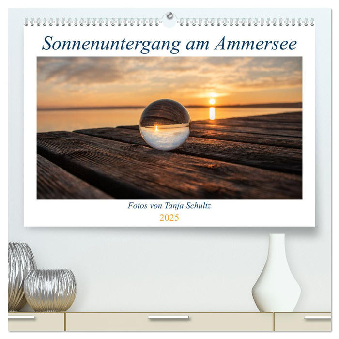 Sonnenuntergang am Ammersee (CALVENDO Premium Wandkalender 2025)