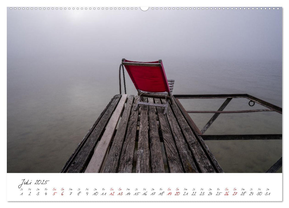 Sonnenuntergang am Ammersee (CALVENDO Premium Wandkalender 2025)