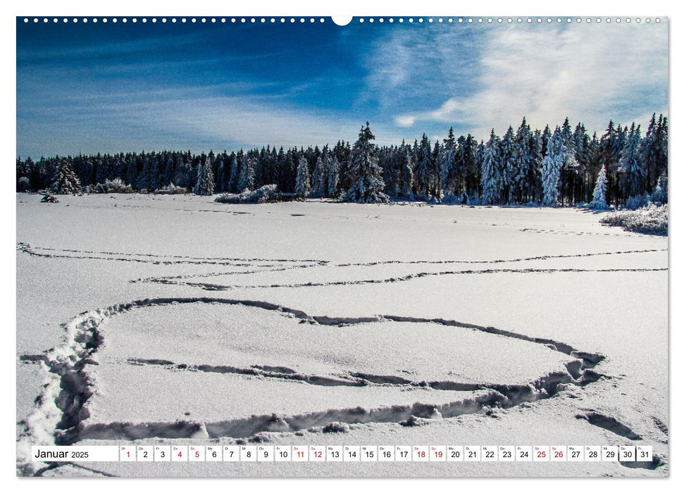 Unterwegs auf dem GrimmSteig - Zu Fuß durch Nordhessens Märchenwälder (CALVENDO Premium Wandkalender 2025)