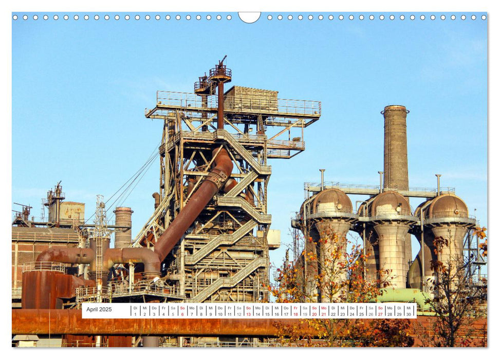 Stillgelegt - der Landschaftspark Duisburg-Nord (CALVENDO Wandkalender 2025)