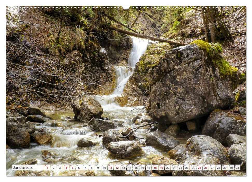 Die Adern der Alpen (CALVENDO Premium Wandkalender 2025)