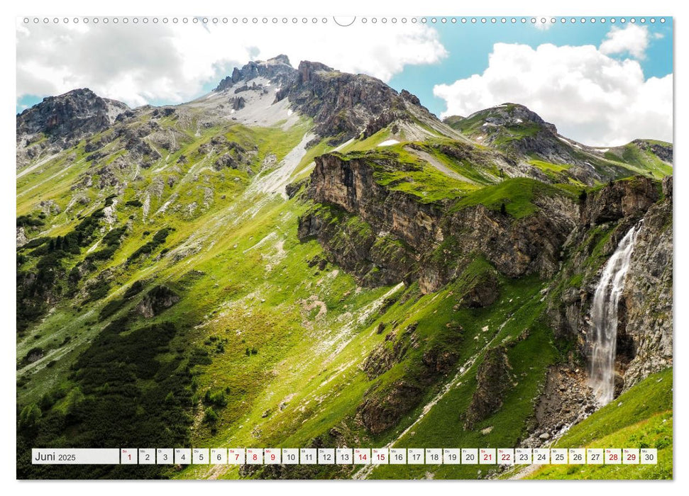 Die Adern der Alpen (CALVENDO Premium Wandkalender 2025)