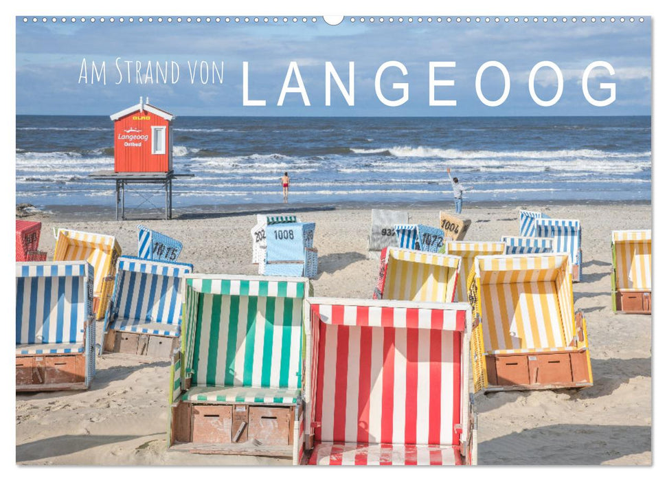 Am Strand von Langeoog (CALVENDO Wandkalender 2025)