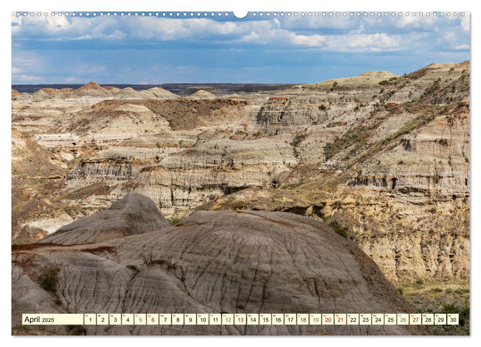 Die Kanadischen Badlands (CALVENDO Premium Wandkalender 2025)