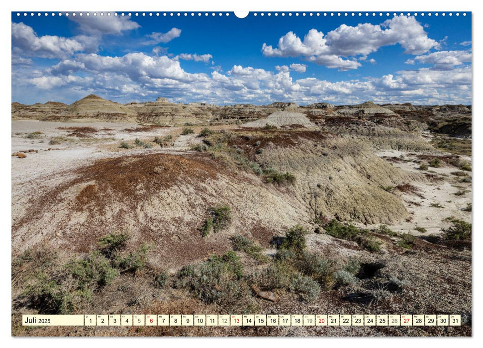 Die Kanadischen Badlands (CALVENDO Premium Wandkalender 2025)