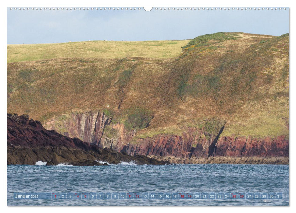 WALES - Die Küstenlandschaft von Pembrokeshire (CALVENDO Premium Wandkalender 2025)