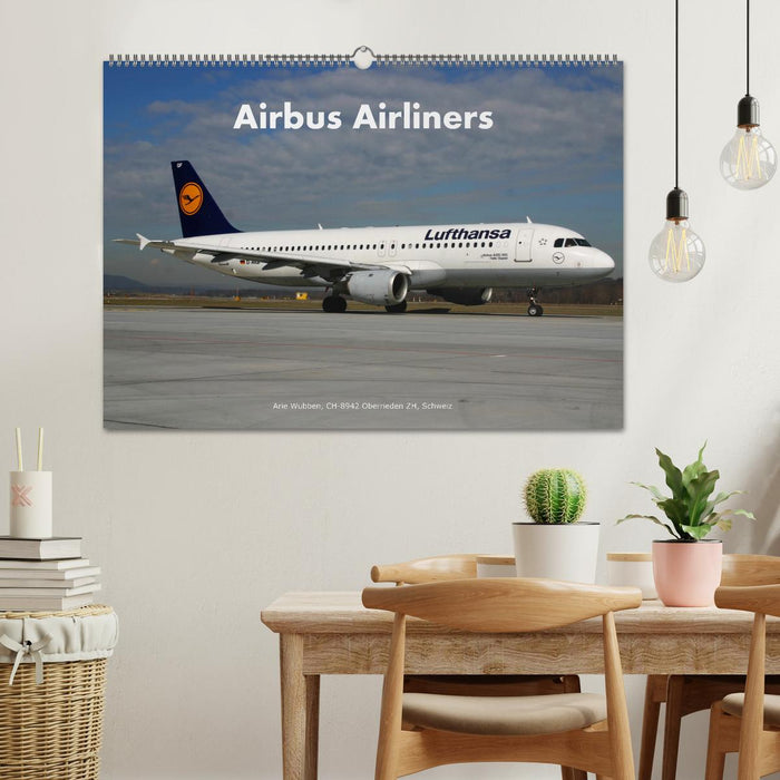 Airbus Airliners (CALVENDO Wandkalender 2025)