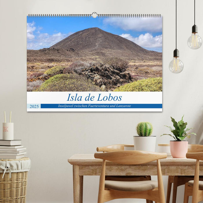 Isla de Lobos - Inseljuwel zwischen Fuerteventura und Lanzarote (CALVENDO Wandkalender 2025)