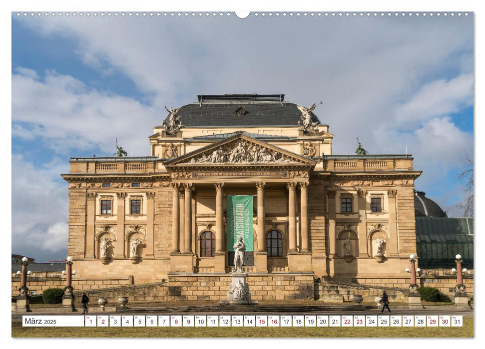 Landeshauptstadt Wiesbaden (CALVENDO Premium Wandkalender 2025)