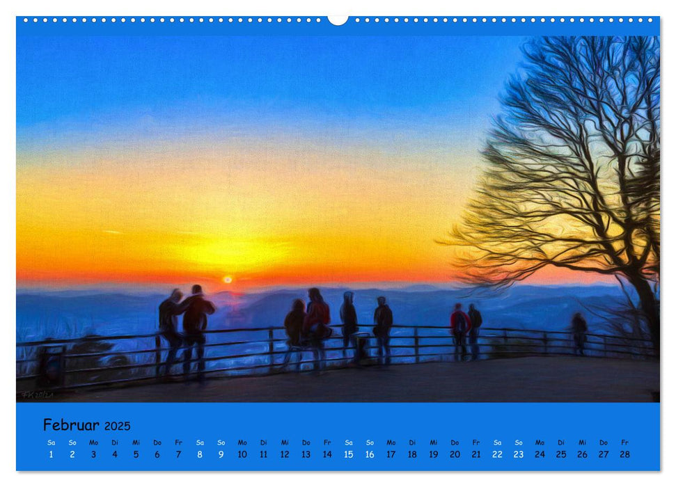 Malerisches Marburg (CALVENDO Premium Wandkalender 2025)