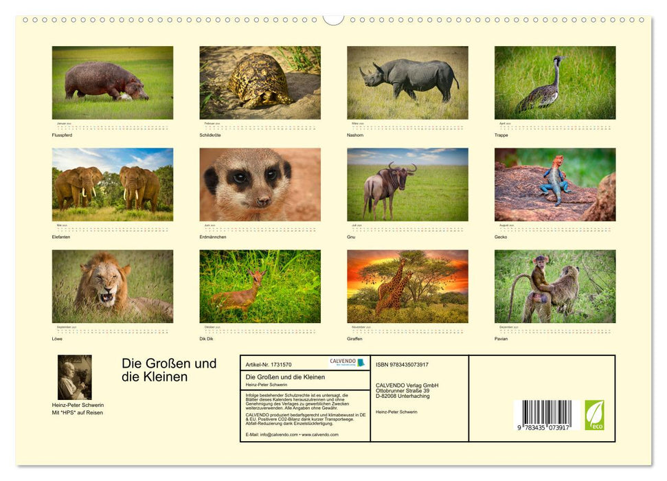 Die Großen und die Kleinen (CALVENDO Premium Wandkalender 2025)