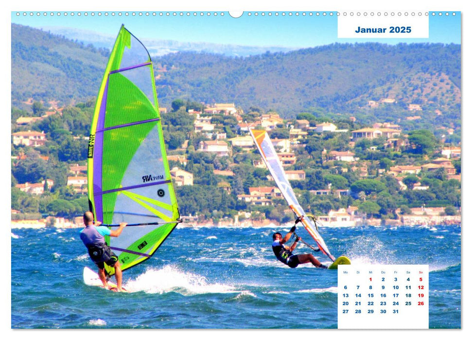 Wassersport ist Lifestyle. Windsurfen und Co. (CALVENDO Premium Wandkalender 2025)