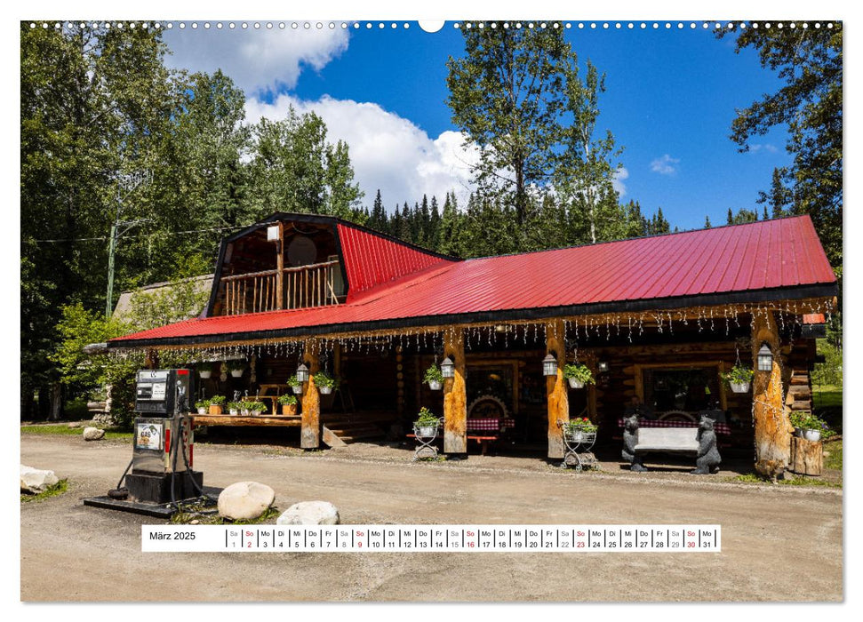 Traumstraße Alaska Highway (CALVENDO Premium Wandkalender 2025)