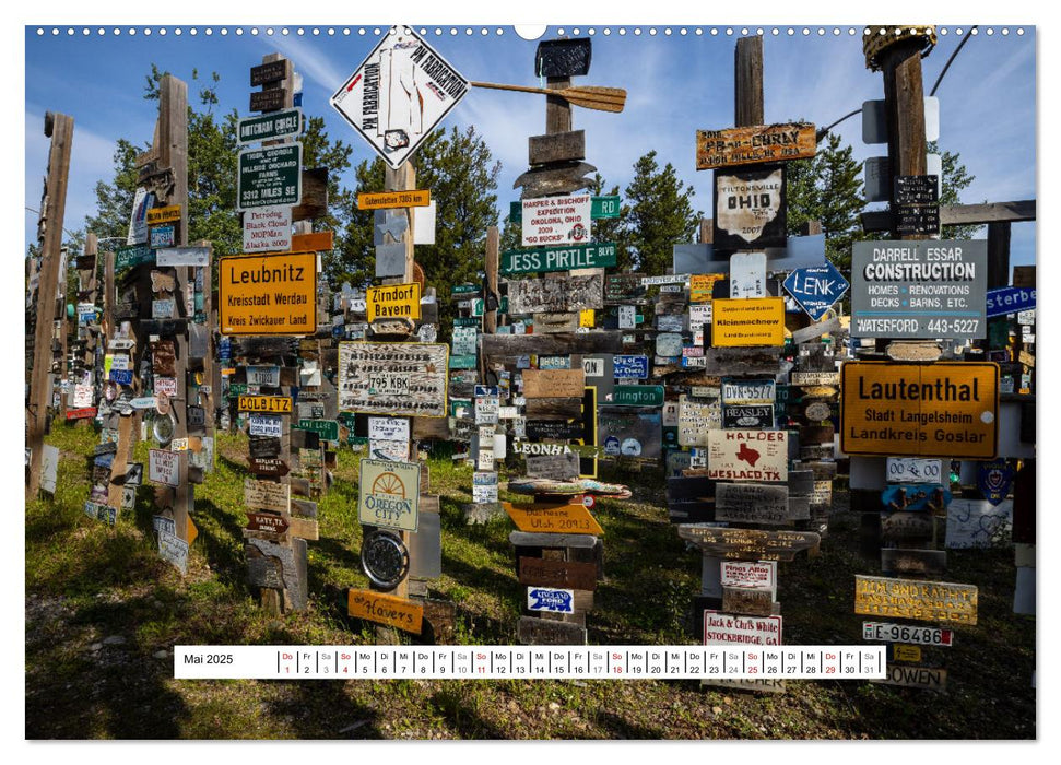 Traumstraße Alaska Highway (CALVENDO Premium Wandkalender 2025)