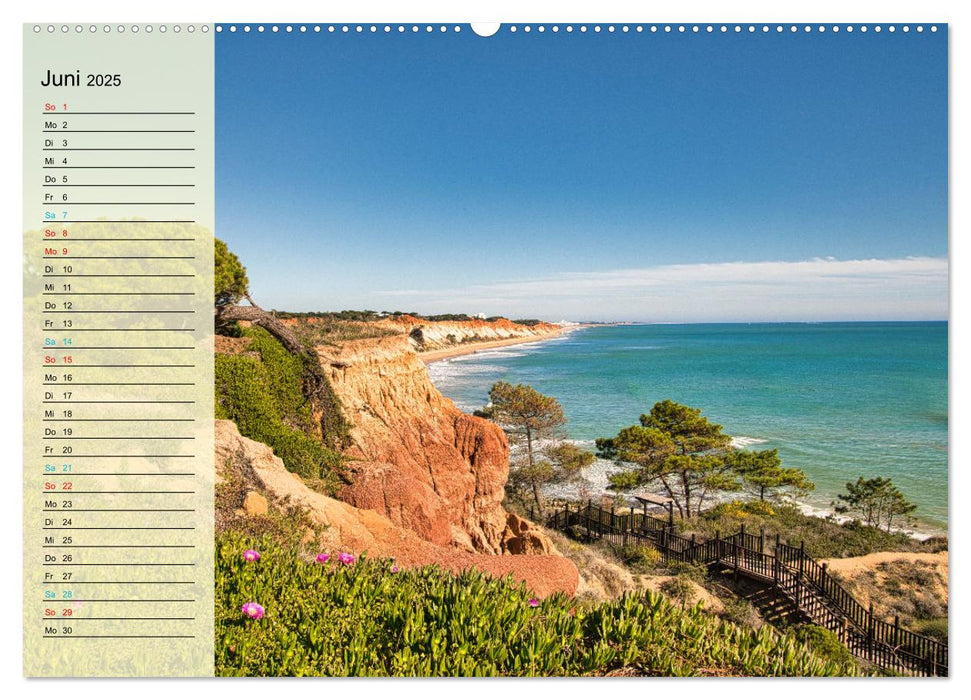 Die Küste der Algarve (CALVENDO Premium Wandkalender 2025)