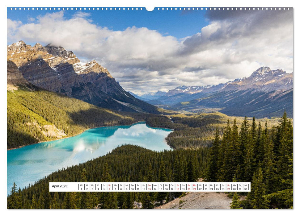 Die Kanadischen Rocky Mountains (CALVENDO Premium Wandkalender 2025)