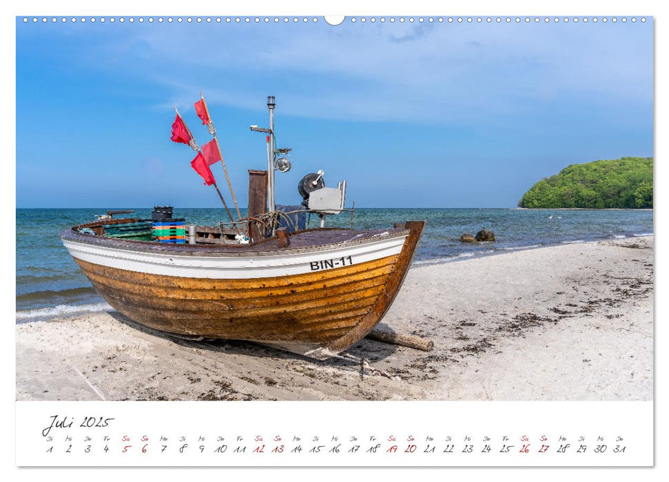 Rügen das Urlaubsparadies (CALVENDO Premium Wandkalender 2025)