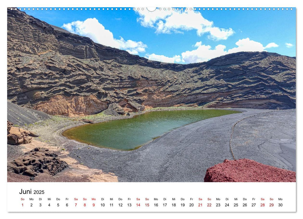 Lanzarote - Insel der spektakulären Landschaften (CALVENDO Wandkalender 2025)