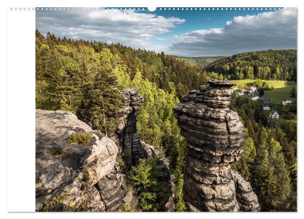 Sächsische Schweiz - Wenn das Gute liegt so nah (CALVENDO Premium Wandkalender 2025)