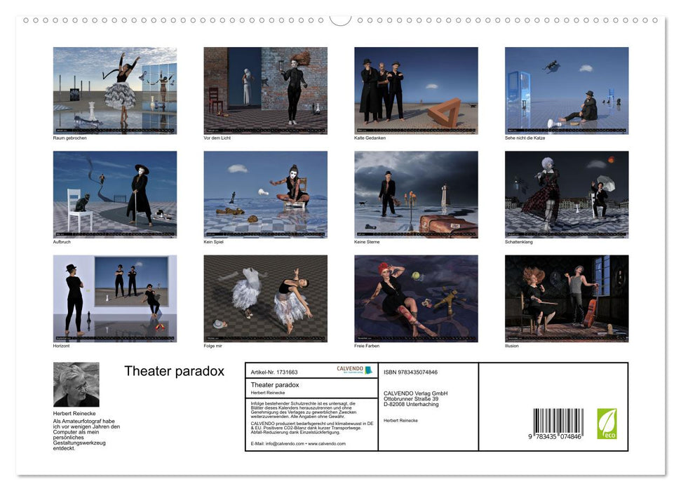 Theater paradox (CALVENDO Premium Wandkalender 2025)