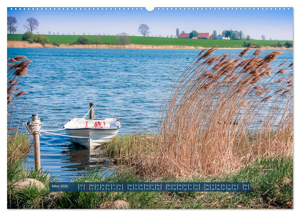 Insel Poel Kirchdorf und Umgebung (CALVENDO Premium Wandkalender 2025)