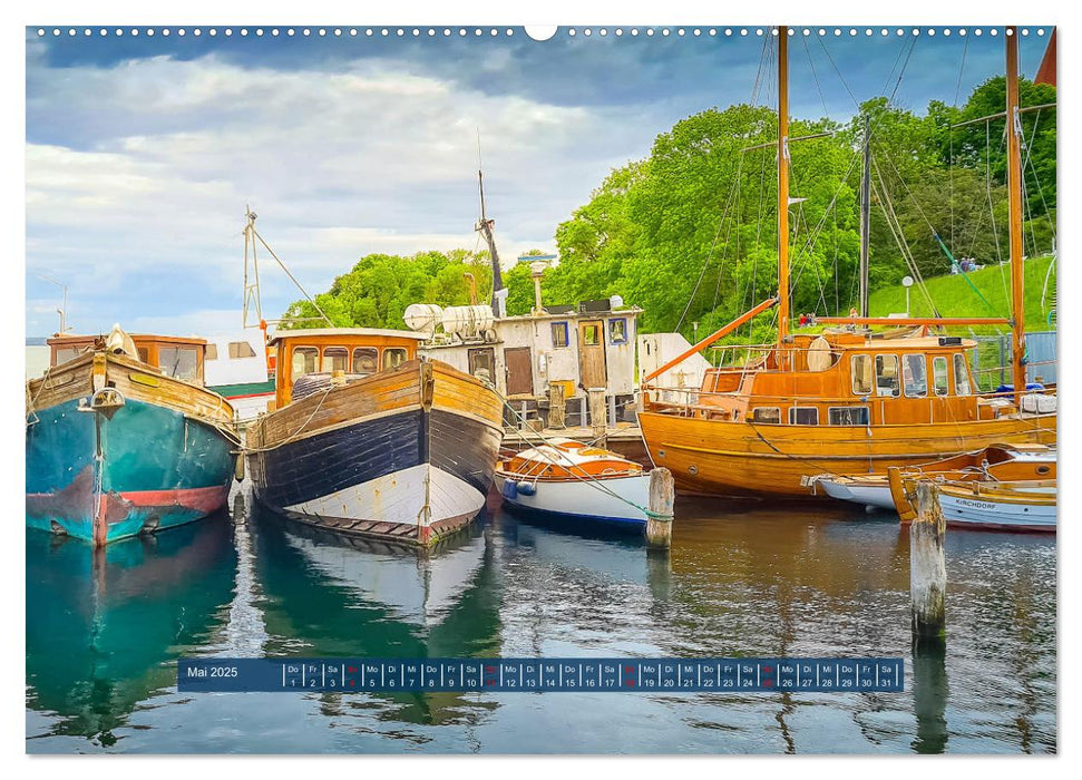 Insel Poel Kirchdorf und Umgebung (CALVENDO Premium Wandkalender 2025)