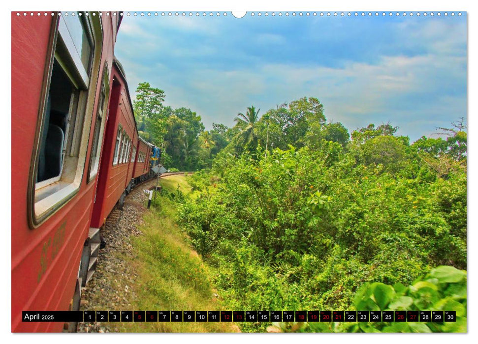 Sri Lanka, Grüne Berge - unberührte Natur (CALVENDO Wandkalender 2025)