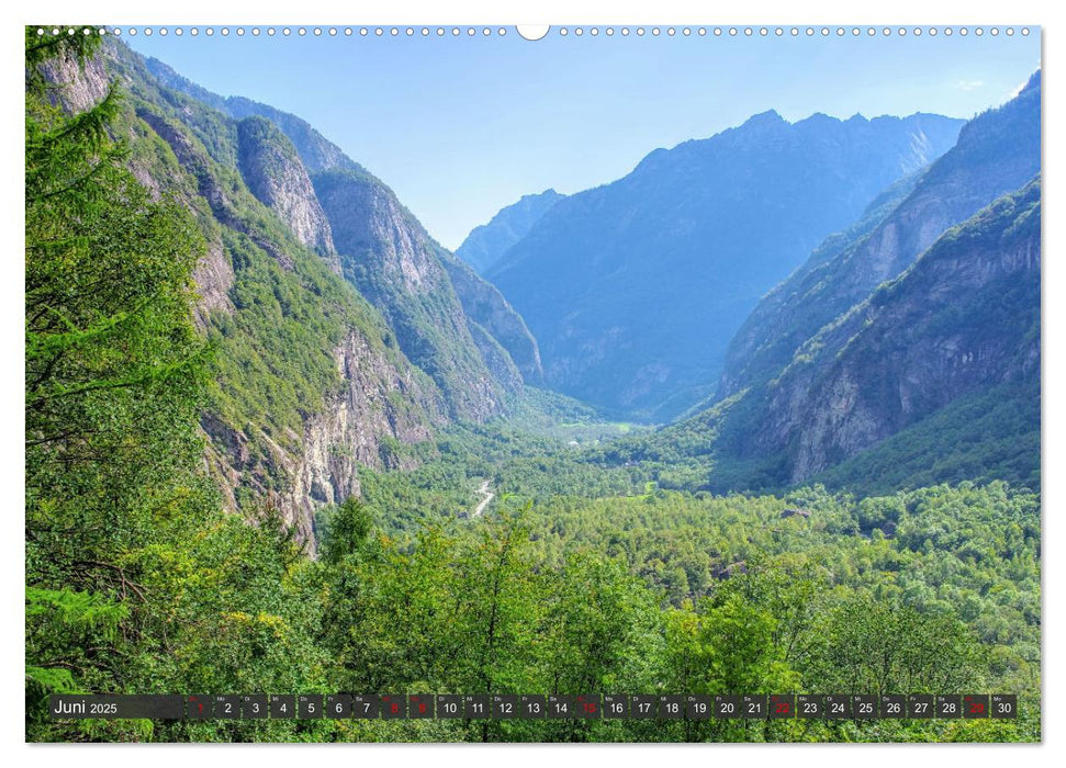 Tessiner Alpen - Hoch über dem Bavonatal (CALVENDO Premium Wandkalender 2025)