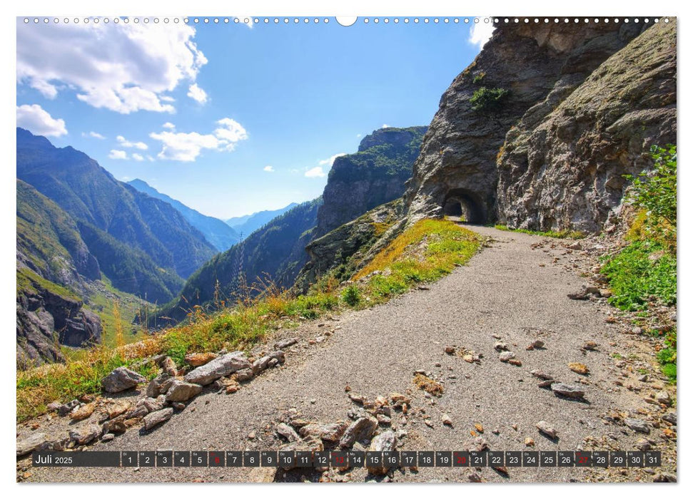 Tessiner Alpen - Hoch über dem Bavonatal (CALVENDO Premium Wandkalender 2025)