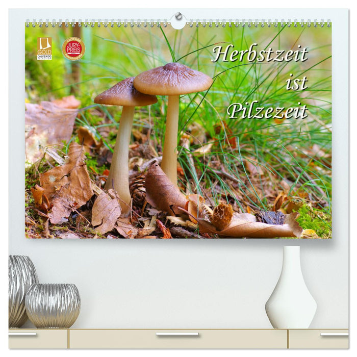 Herbstzeit ist Pilzezeit (CALVENDO Premium Wandkalender 2025)