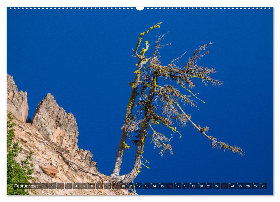 Crater Lake - Oregons blauer Vulkansee (CALVENDO Premium Wandkalender 2025)