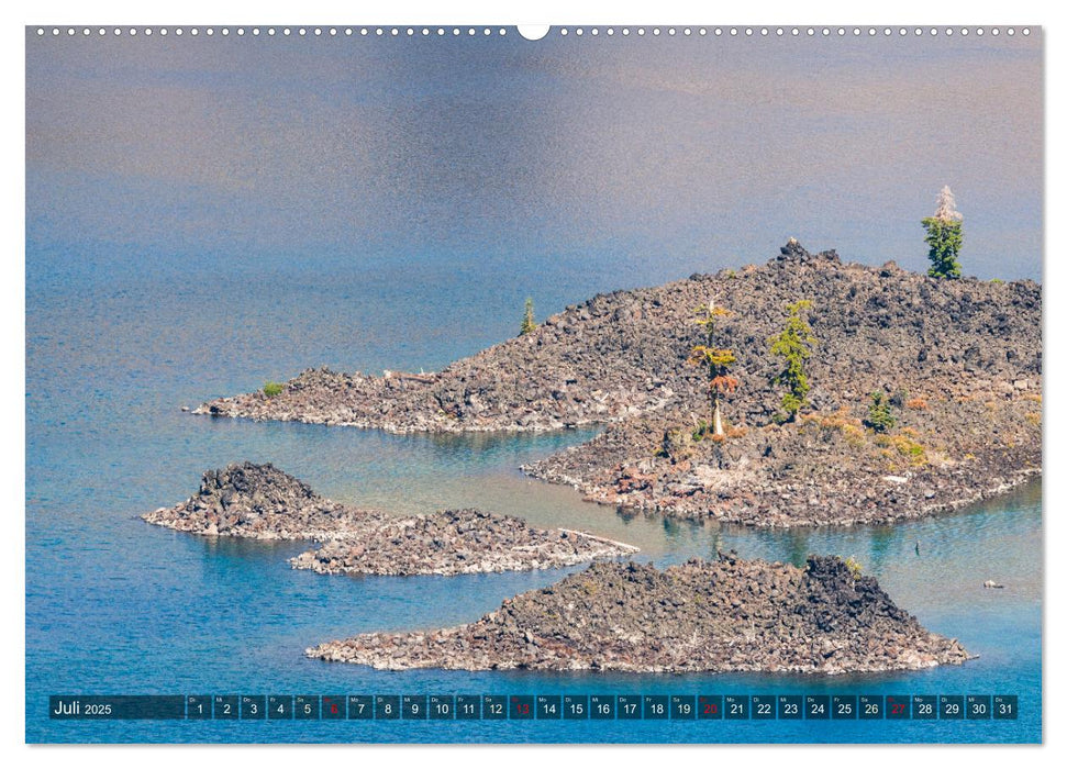 Crater Lake - Oregons blauer Vulkansee (CALVENDO Premium Wandkalender 2025)