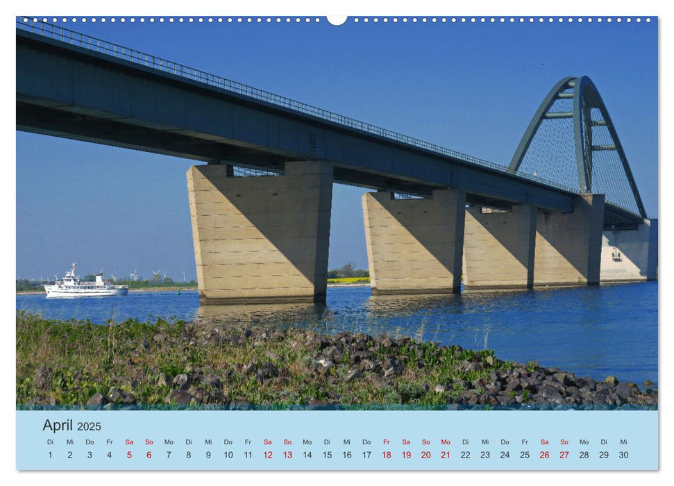 Fehmarnsund Brücke (CALVENDO Premium Wandkalender 2025)