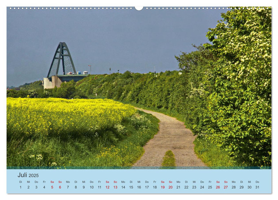 Fehmarnsund Brücke (CALVENDO Premium Wandkalender 2025)