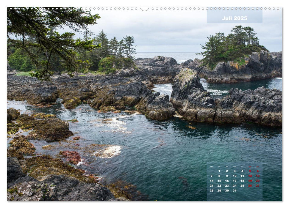 Sehnsucht Kanada - Wilde Pazifikküste und mystische Wälder (CALVENDO Premium Wandkalender 2025)