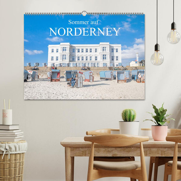 Sommer auf Norderney (CALVENDO Wandkalender 2025)