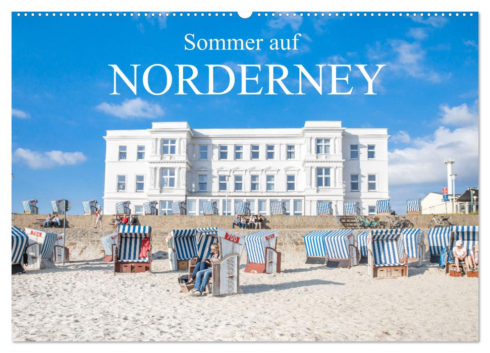 Sommer auf Norderney (CALVENDO Wandkalender 2025)