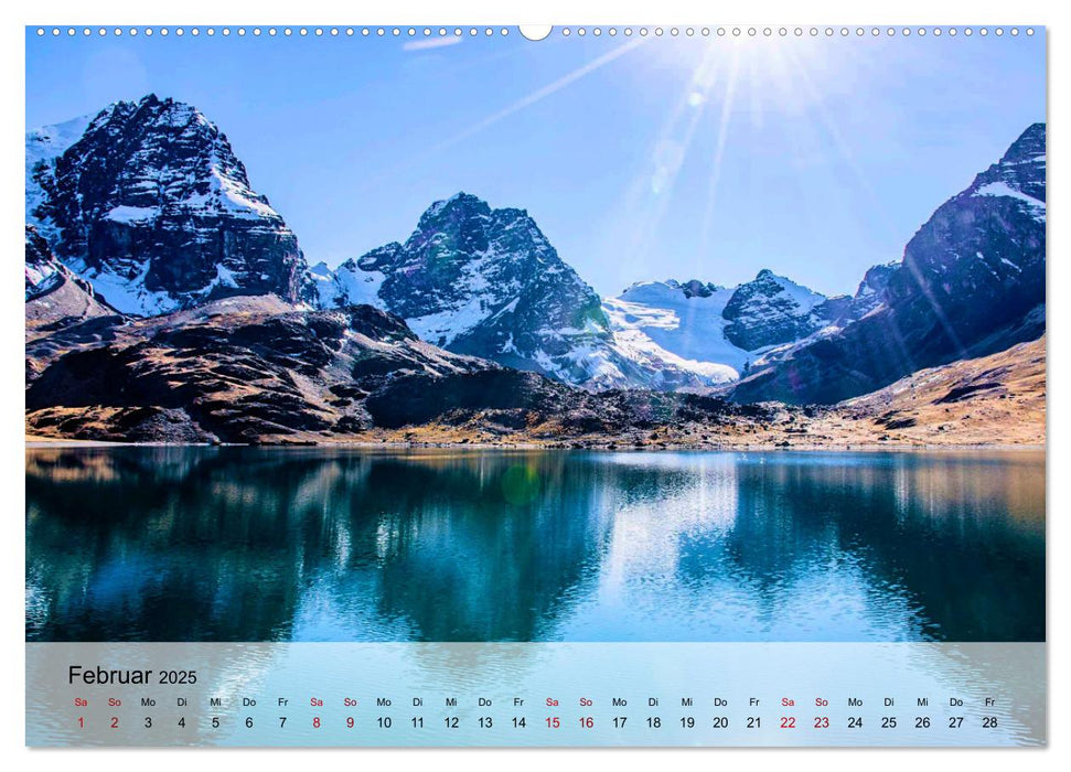 Magische Bergwelten der Erde (CALVENDO Premium Wandkalender 2025)