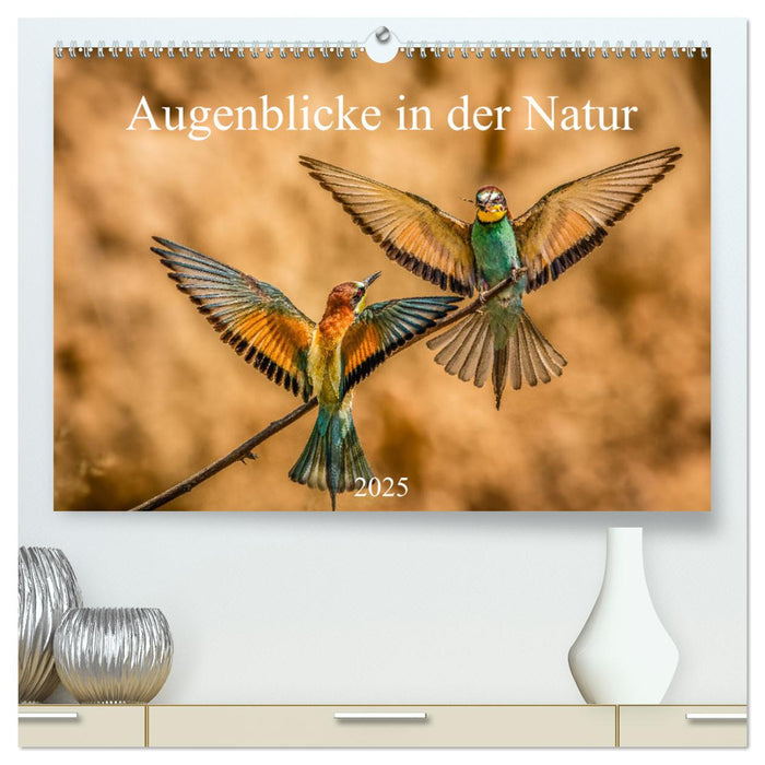 Augenblicke in der Natur (CALVENDO Premium Wandkalender 2025)